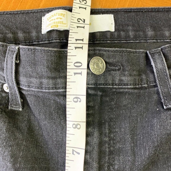 LEVI STRAUSS & CO Gold Slim Fit Men’s Black Jeans Stretch Denim Sz 36x32 - Picture 9 of 11